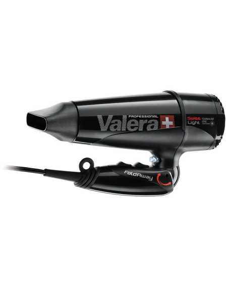 Secador de cabelo Valera Swiss preto light 5400 dobrável iônico