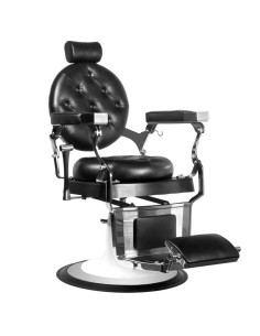 Fauteuil barbier coiffure imperator noir 