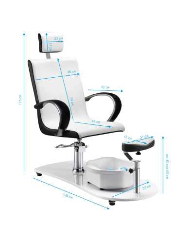 Pediküre Spa Massagestuhl 124104 HYDRAULISCHE PEDIKÜRE STUHL HYDROMASSAGE