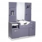 Barber dressing table with gray sink