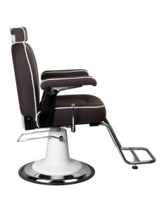 Fauteuil barbier amadeo marron 2
