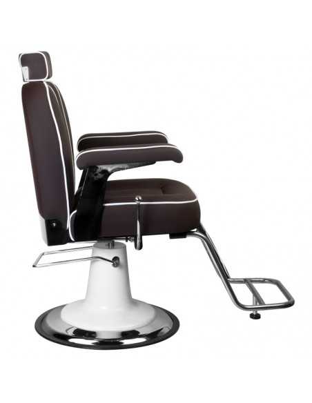 Brown amadeo barber chair