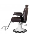 Brązowe krzesło fryzjerskie amadeo 
