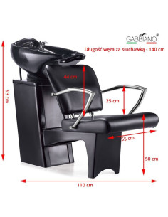 Black shampoo basin 2