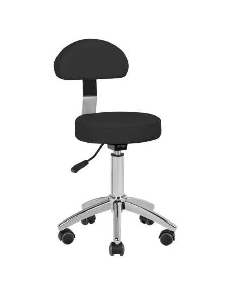 Tabouret à roulettes COSMETIQUE AM-304 NOIR