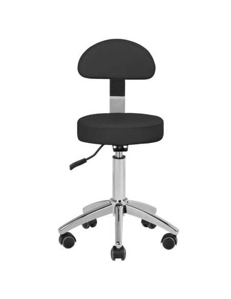 Tabouret à roulettes COSMETIQUE AM-304 NOIR