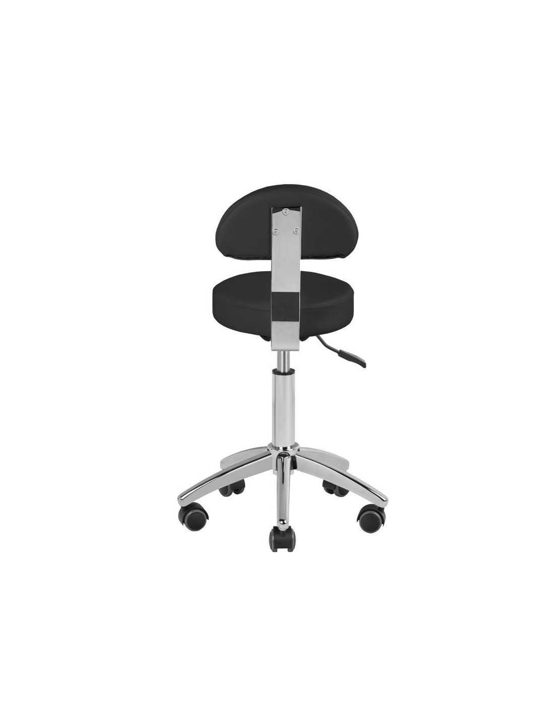 Tabouret à roulettes COSMETIQUE AM-304 NOIR