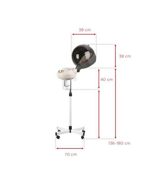 Helmet steamer hair vapor hairstyle 828-fd 