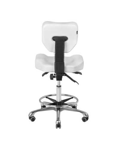 TABORET KOSMETYCZNY A-4299 BIAŁY