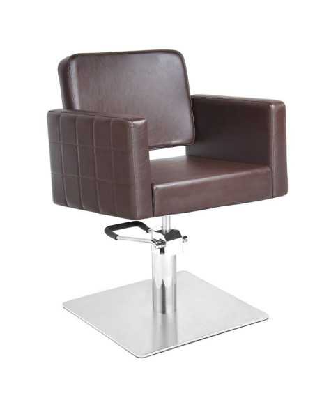 Fauteuil de coiffure ankara marron 