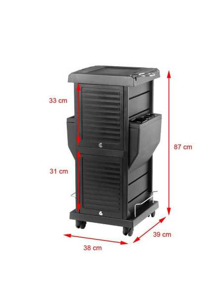 Coloring and storage hairdressing trolley-109330 