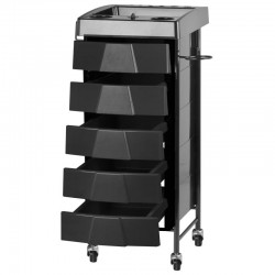 Coloring and storage hairdressing trolley-109334