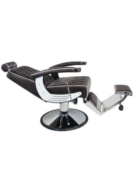 Fauteuil barbier coiffeur marron imperial 