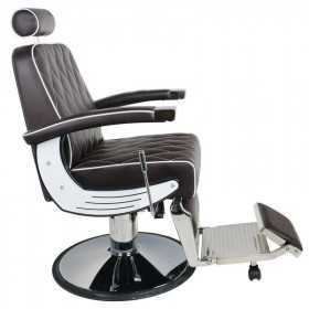 Fauteuil barbier coiffeur marron imperial