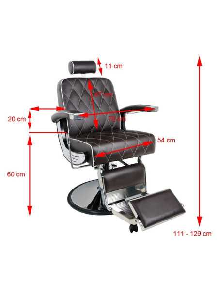 Kaiserlicher brauner Friseurstühle 