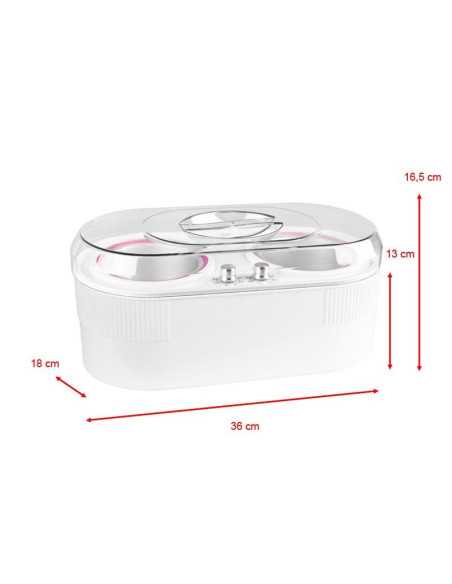 Aquecedor de cera bidão 2 em 1 400ml + 800ml 350w