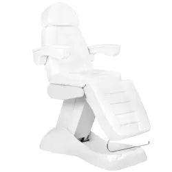 Chaise électrique cosmétique lux blanc avec support