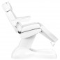 Witte lux cosmetische elektrische stoel met standaard