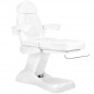 White lux cosmetic electric chair with stand