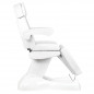 Chaise électrique cosmétique lux blanc avec support