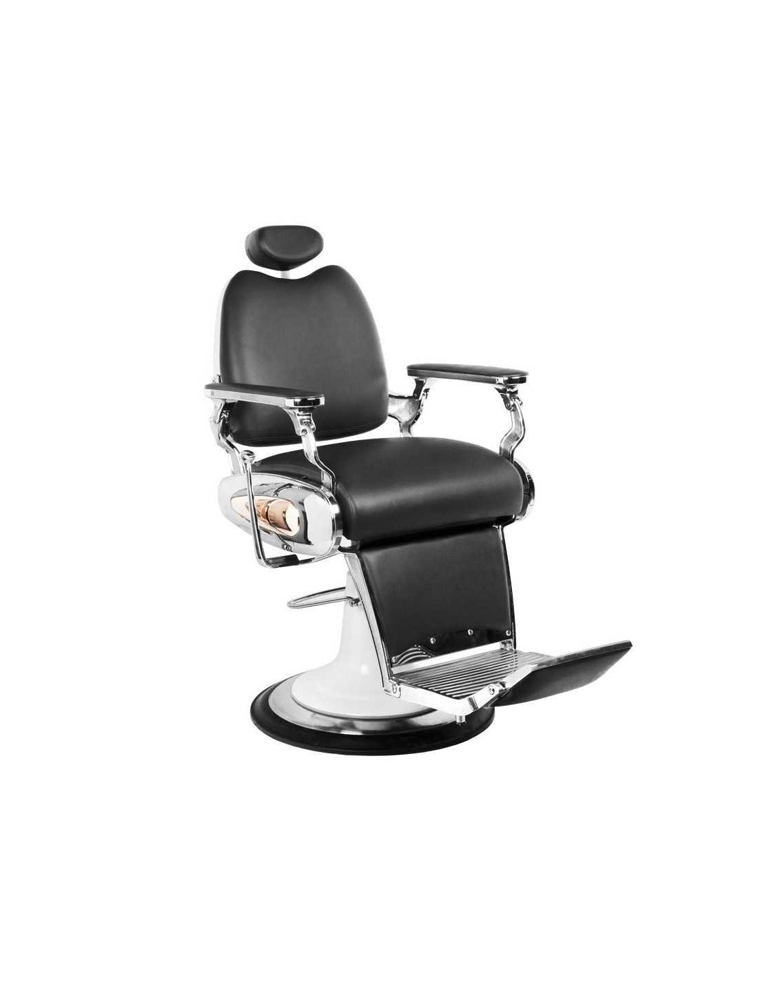 Cadeira de barbeiro StreetTorque BLACK – Visual motociclista e conforto profissional