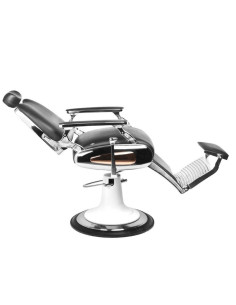 Fauteuil de barbier style moto noir 2