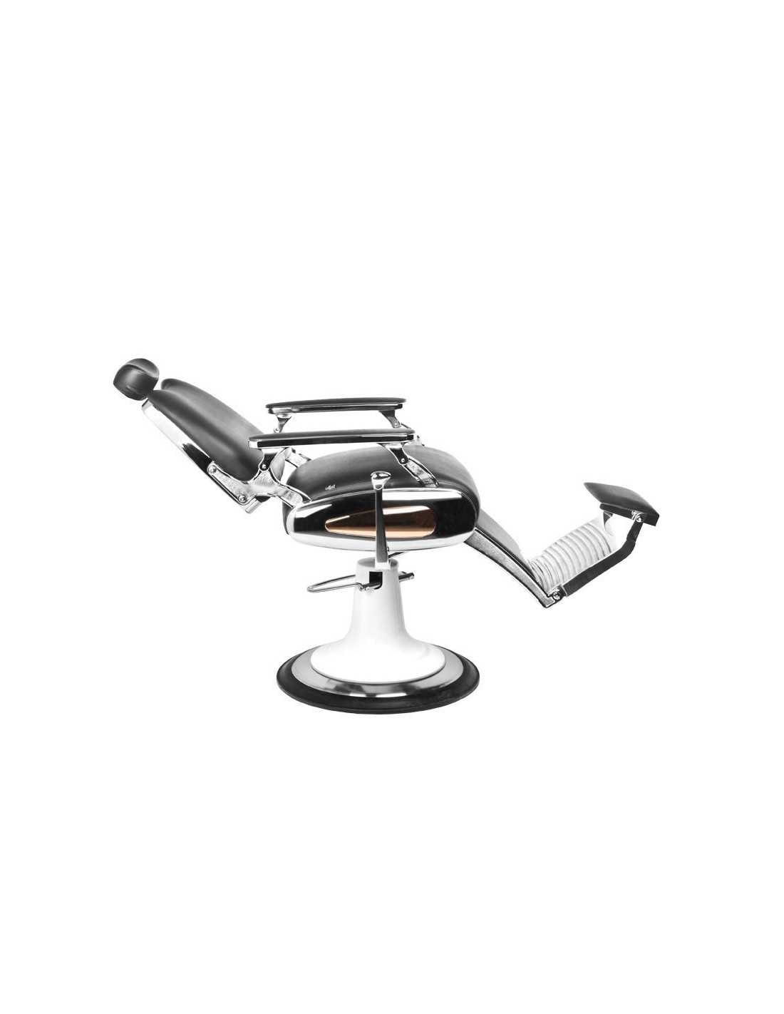 Cadeira de barbeiro StreetTorque BLACK – Visual motociclista e conforto profissional