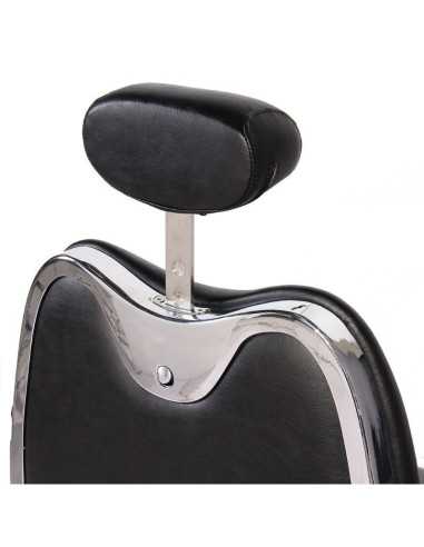 Poltrona da barbiere StreetTorque NERA – Look da motociclista e comfort professionale