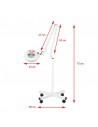 Professional magnifying lamp tripod s4 white 