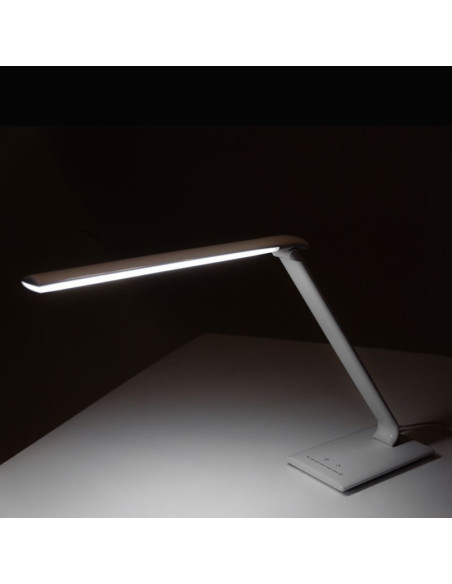 Lampa Pierścieniowa Professional 114702 ELEGANCKA LAMPA BIURKOWA LED 7W BIAŁA