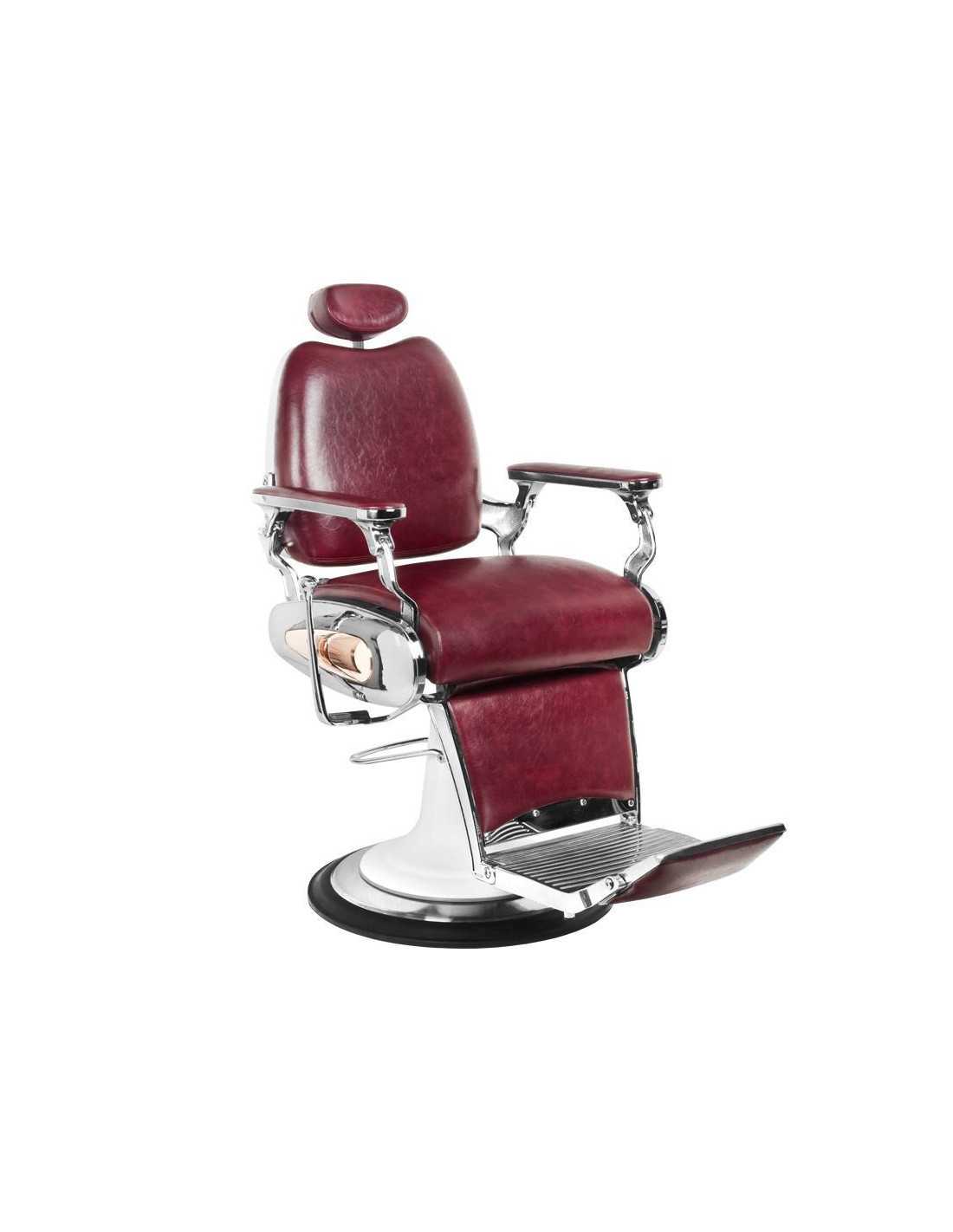 Cadeira de barbeiro StreetTorque BORDEAUX – Viril personalizada e ergonomia profissional