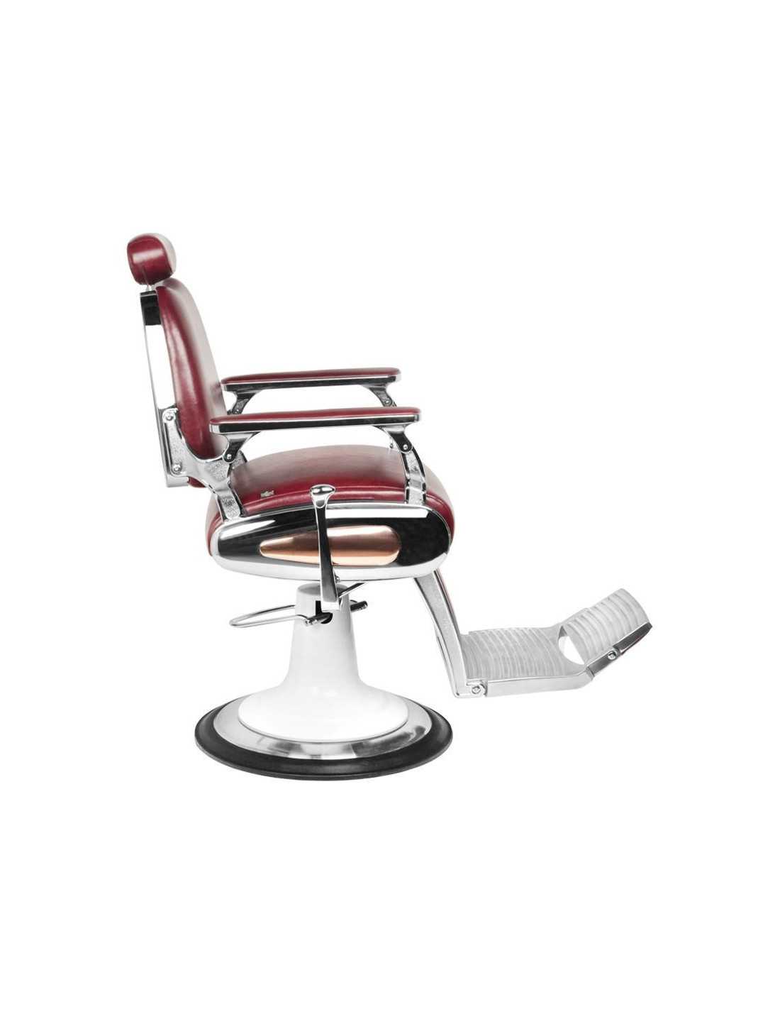 Cadeira de barbeiro StreetTorque BORDEAUX – Viril personalizada e ergonomia profissional
