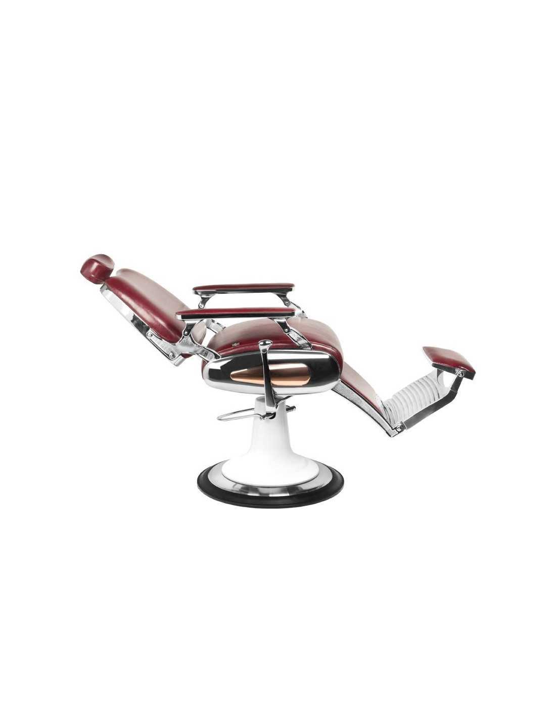 Cadeira de barbeiro StreetTorque BORDEAUX – Viril personalizada e ergonomia profissional