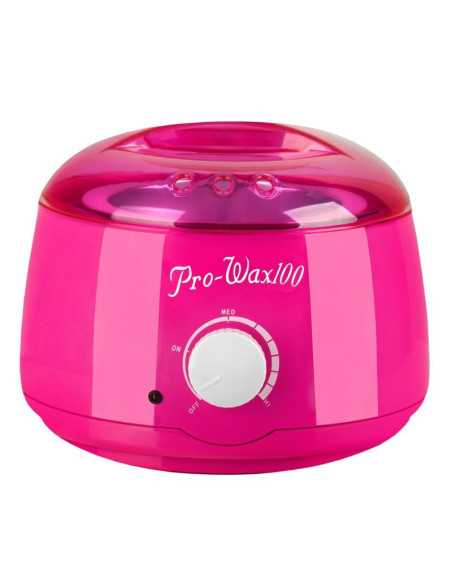 Aquecedor de cera profissional 400 ml 100w rosa
