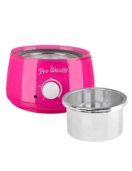 Aquecedor de cera profissional 400 ml 100w rosa