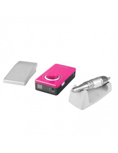 Mini lijadora de uñas a batería rosa Saeyang