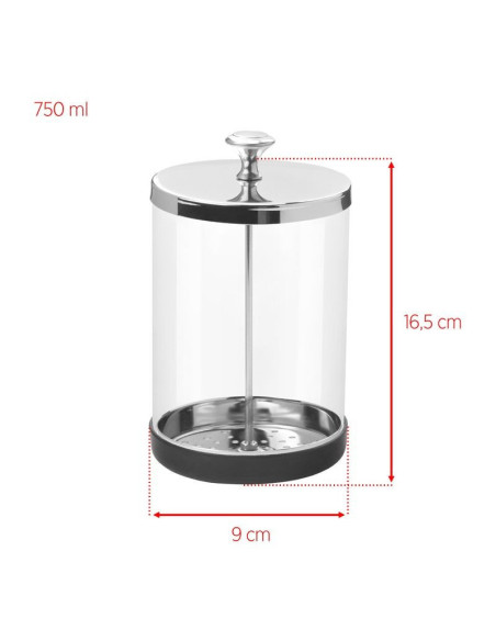 POJEMNIK SZKLANY DO DEZYNFEKCJI NARZĘDZI 750 ML