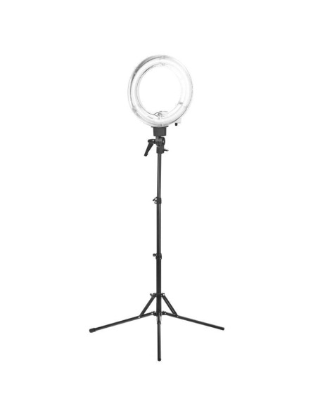 Artykuł stowarzyszony 122570 LAMPA PIERŚCIENIOWA LAMPA PIERŚCIENIOWA 12" 35W FLUORESCENCYJNA BIAŁA + STATYW