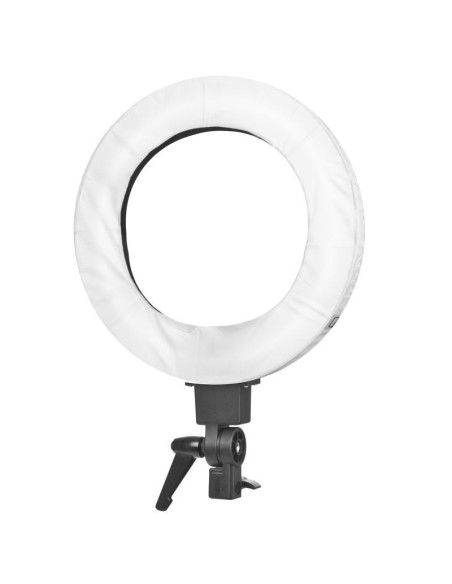 Artykuł stowarzyszony 122570 LAMPA PIERŚCIENIOWA LAMPA PIERŚCIENIOWA 12" 35W FLUORESCENCYJNA BIAŁA + STATYW