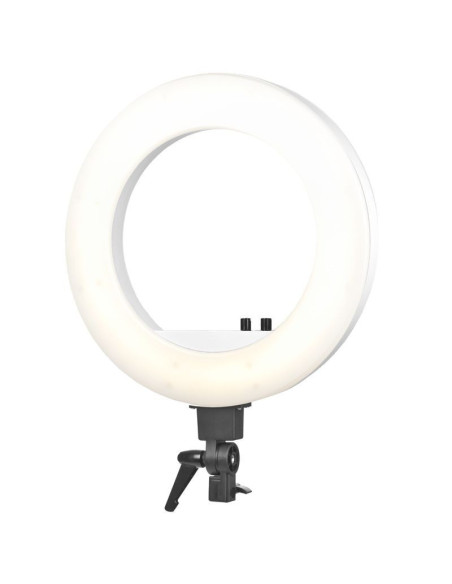 Artykuł stowarzyszony 122572 LAMPA PIERŚCIENIOWA ŚWIATŁO PIERŚCIENIOWE 18" 48W LED BIAŁA + STATYW