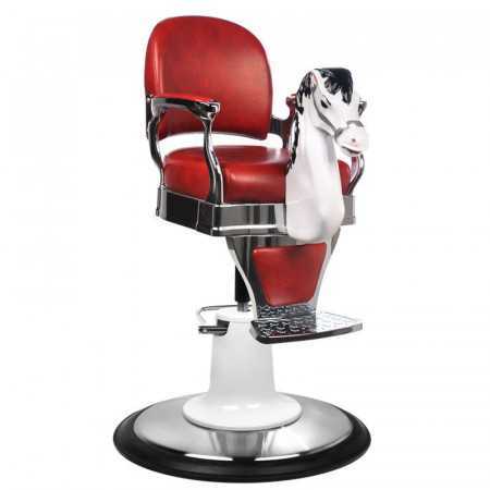 Red horse children's hairdressing chair