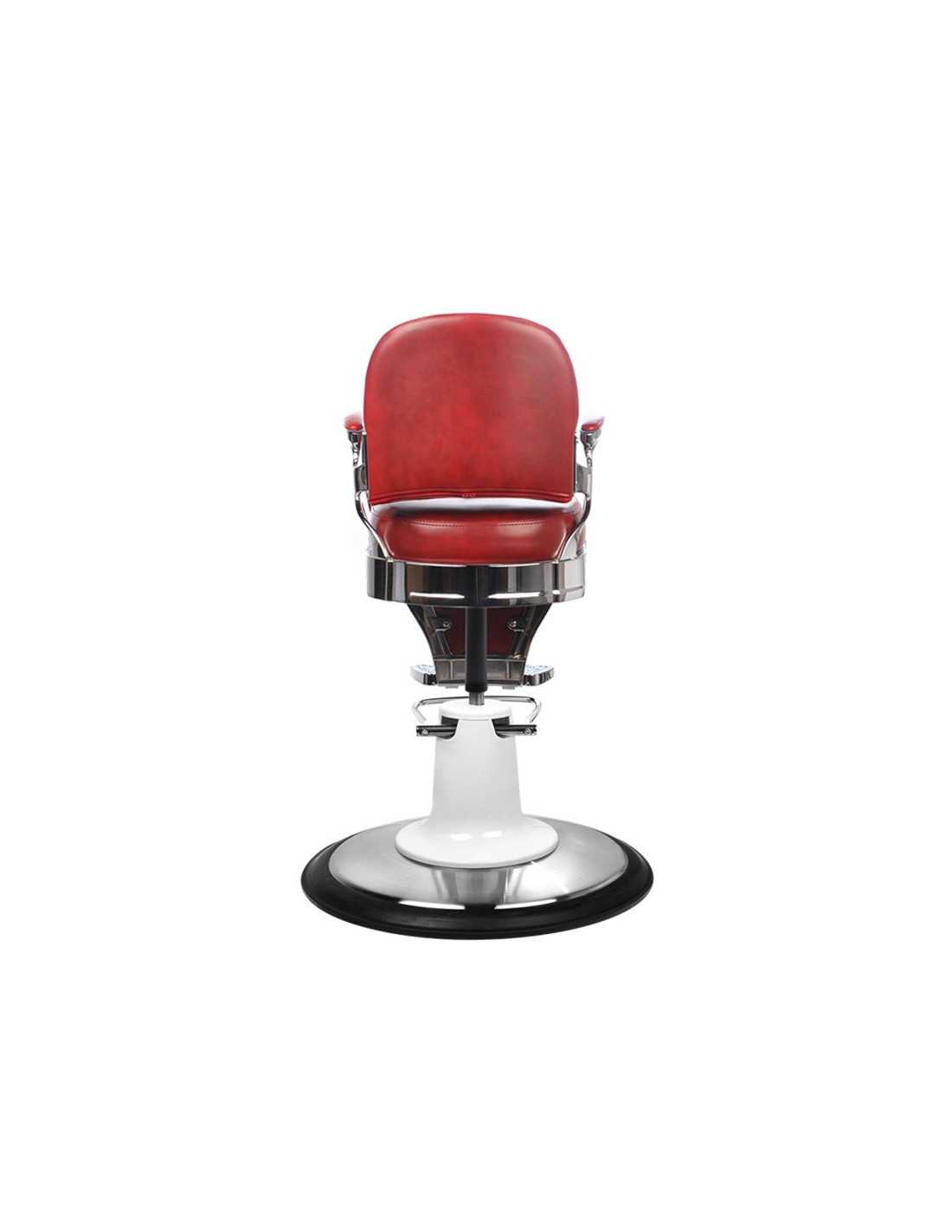 Chaise de coiffure enfant cheval rouge 
