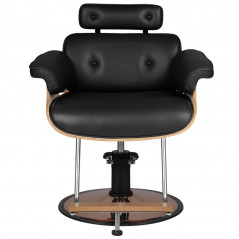 Florence black hairdressing chair 