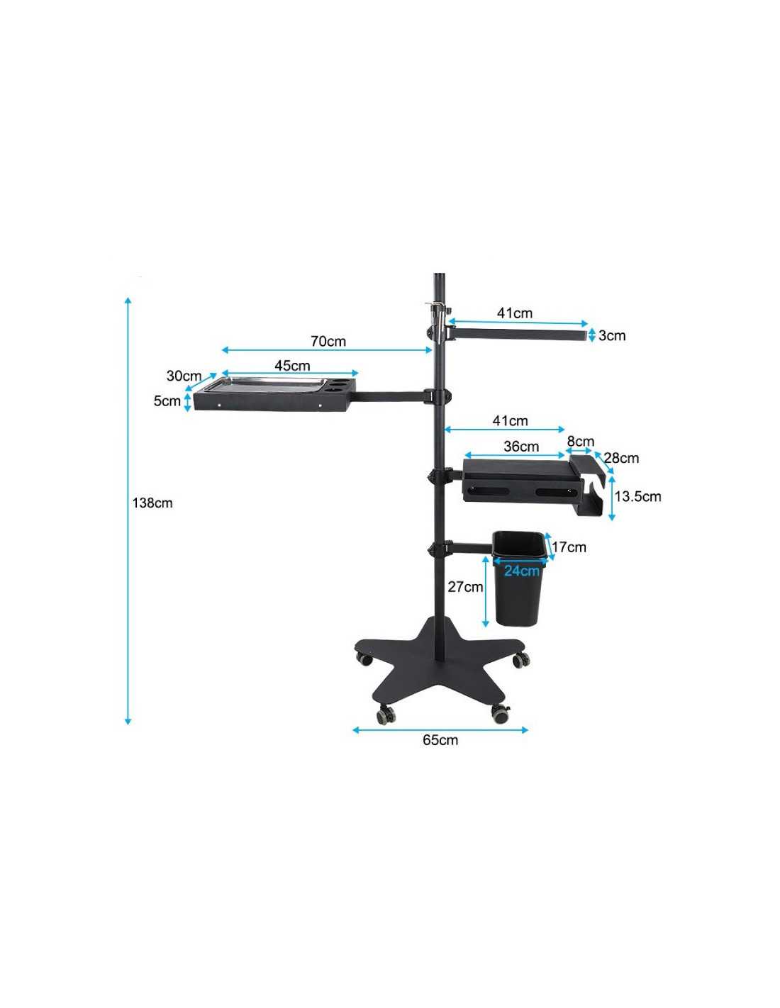 Tattoo 124839 ASSISTENTE MULTIFUNZIONALE PER TATTOO PRO INK 715 NERO
