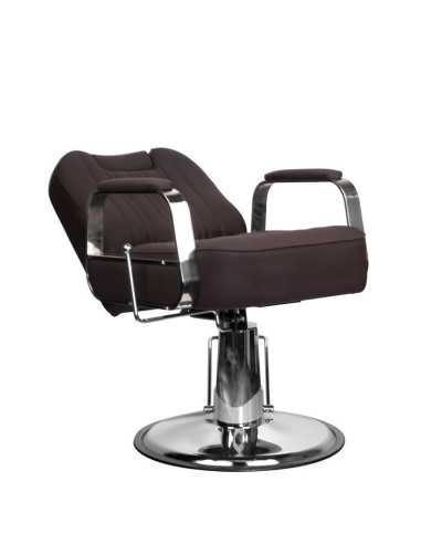 Poltrona da parrucchiere e barbiere RUFO Brown: comfort ed eleganza professionali
