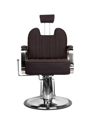 Poltrona da parrucchiere e barbiere RUFO Brown: comfort ed eleganza professionali