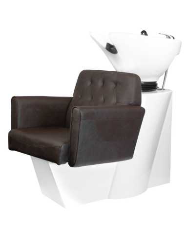 Brown Hamburg shampoo basin