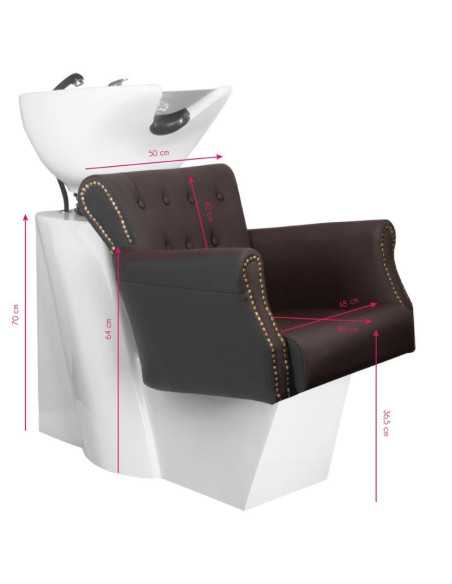 Brown berlin shampoo tray 