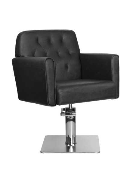 Fauteuil de coiffure hamburg noir 