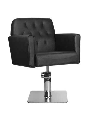 Hamburg black hairdressing chair {attributes}
